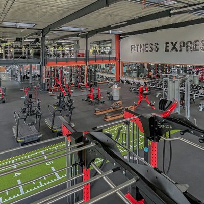 Trainingsbereich im Fitness Express Böblingen